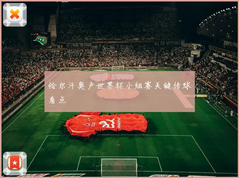 恰尔汗奥卢世界杯小组赛关键传球看点